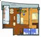 Plan apartamente 3 camere