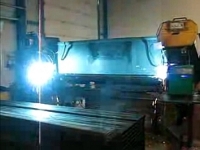 Tractor sudura sub strat de flux