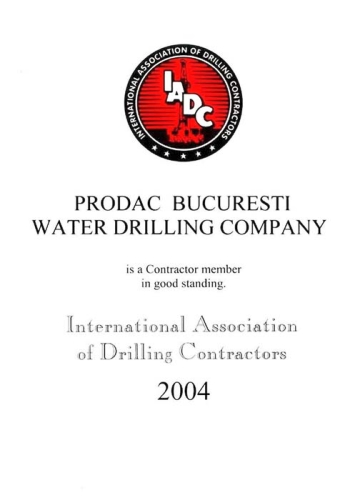 Prodac Bucuresti - foraje puturi apa