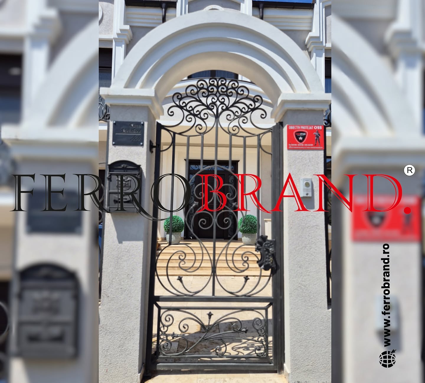 Porți personalizate fier forjat