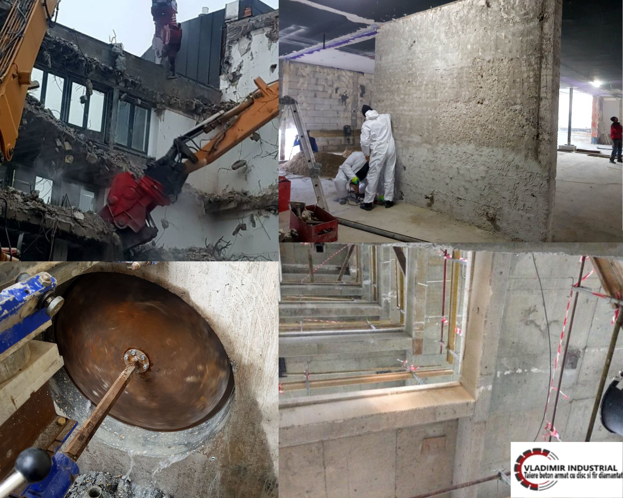 Tăiere și carotare beton tehnica diamantată