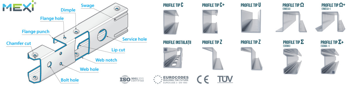 Producător de profile metalice din oţel structural galvanizat