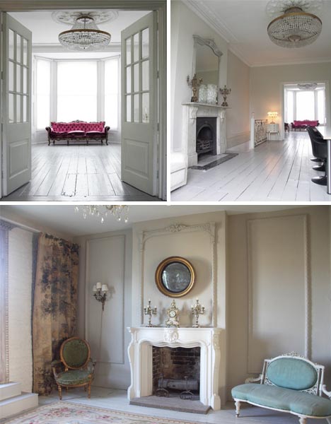 Camere curbate si decor circular